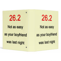 26.2 Not As Easy 3 Ring Binders
