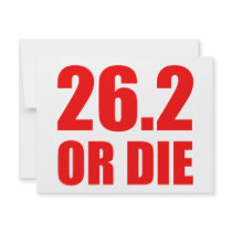 26.2 OR DIE CUSTOM INVITATION