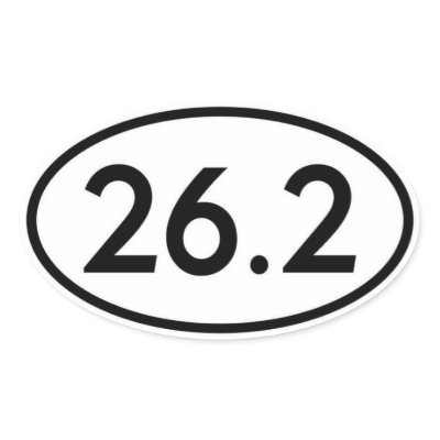 26.2 Oval Sticker