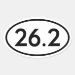 26.2 Oval Sticker