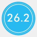 26.2 Sticker | Light blue with white