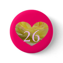 26th Birthday buttons by lollypopgirrrl 26th Birthday buttons