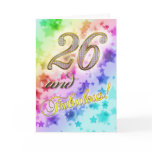26th birthday for someone Fabulous Card