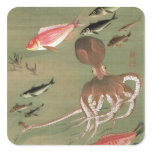 27. 諸魚図, 若冲 Various Fishes, Jakuchū, Japan Art Sticker