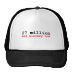 27 million end slavery now mesh hats