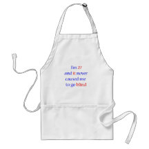 27 never gone blind apron