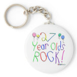 27 Year Olds Rock ! Keychain