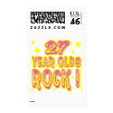 27 Year Olds Rock ! (pink) postage by TShirtDotCom 27 Year Olds Rock ! (pink) postage