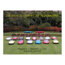 27th Annual Corvettes in Paradise posters by 8t8vette 27th Annual Corvettes in Paradise posters