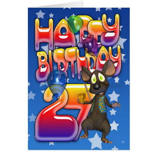 27th-birthday-card-happy-birthday-greeting-card-zazzle