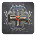 27th Degree: Knight of the Sun Square Stickers