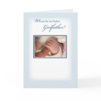 2815 Baby Boy Godfather Request Card