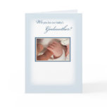 2816 Baby Boy Godmother Invitation cards