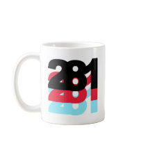 281 Area Code mugs