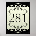 281 Area Code Print