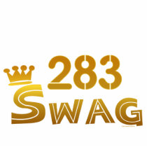 283 Area Code Swag Photo Cut Outs