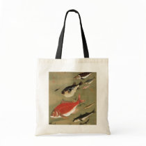 28. 群魚図, 若冲 Various Fishes, Jakuchū, Japan Art Canvas Bag