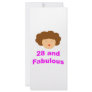28 and Fabulous! Customized Rack Card