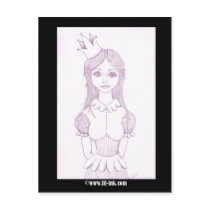 28 Princess Postcard