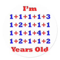 28 Years old! stickers