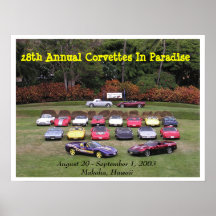 28th Annual Corvettes In Paradise  Print