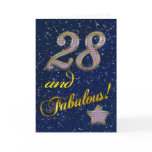 28th Birthday party Invitation Cards