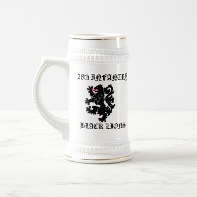 28th INF Black Lions Coffee Mug by lukerscreations
