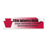 28th Infantry Division Bumper Sticker 28th Infantry Division Bumper Sticker