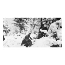 290th American Regiment in the Battle of the Bulge Personalized Photo Card