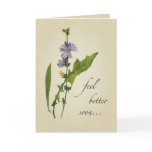 2914 Feel Better Wild Flowers Cards
