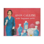 avon, postcard, fragrance, 1959, cosmetics,