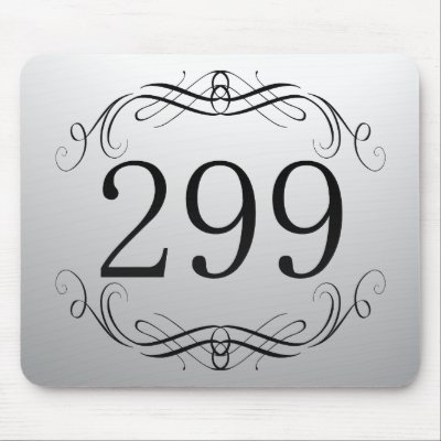 299 Area Code Mouse Pads by AreaCodes