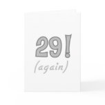 29 Again Card