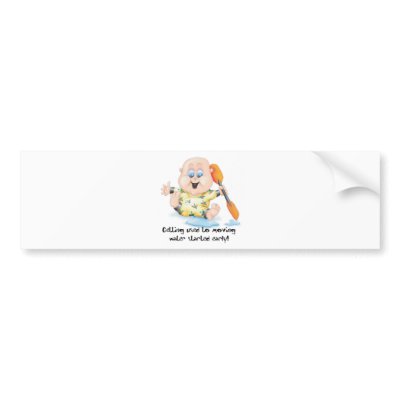 29_Baby Bumper Sticker by kayakcapers
