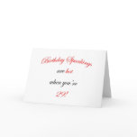 29 Birthday Spanking Greeting Cards