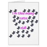 29 Cat Heads Old Greeting Cards