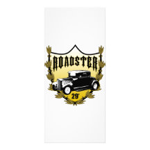 29' Ford Roadster Rack Card Template