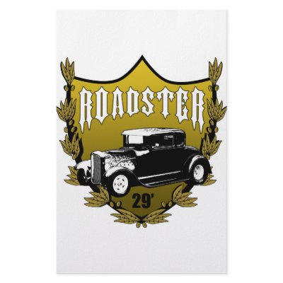 29' Ford Roadster Stationery by Hot_Rods_R_US