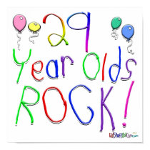 29 Year Olds Rock ! posters