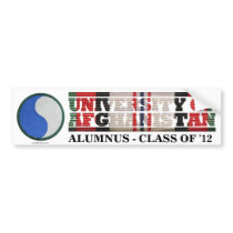 29th Infantry Division U of Afghanistan Sticker Bumper Stickers
