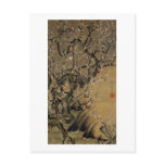 2. 梅花小禽図, 若冲 Plum Blossoms &amp; Small Birds, Jakuchū Postcards