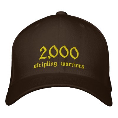2,000, stripling warriors embroidered baseball caps by mazingace