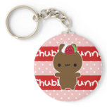 2 1/4" Chocolate Bunny Key Chain
