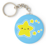 2 1/4" Stars Key Chain