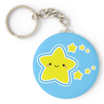 2 1/4" Stars Key Chain