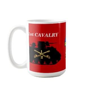 2/1st Cavalry M113 ACAV Track Mug mug