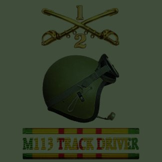 2/1st Cavalry M113 Driver Front & Back Shirt shirt