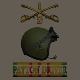 2/1st Cavalry M48A3 Patton Driver Shirt shirt