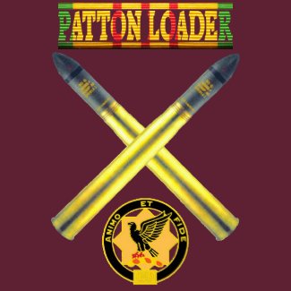 2/1st Cavalry M48A3 Patton Loader Shirt zazzle_shirt