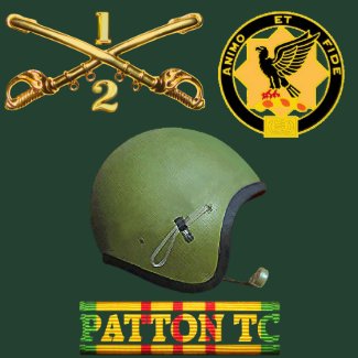 2/1st Cavalry M48A3 Patton TC Shirt shirt